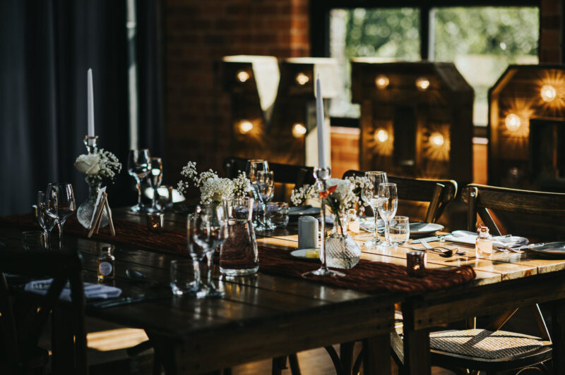 Two Brides, One Incredible Day – The Venue Bowers Mill Wedding Photography 55 Detail photo industrial brick wall The Venue Bowers Mill